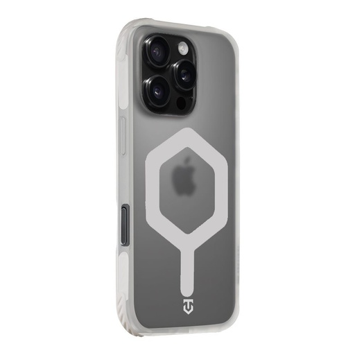 Apple iPhone 16 Pro Tactical MagForce Hexagon husă (Alb)