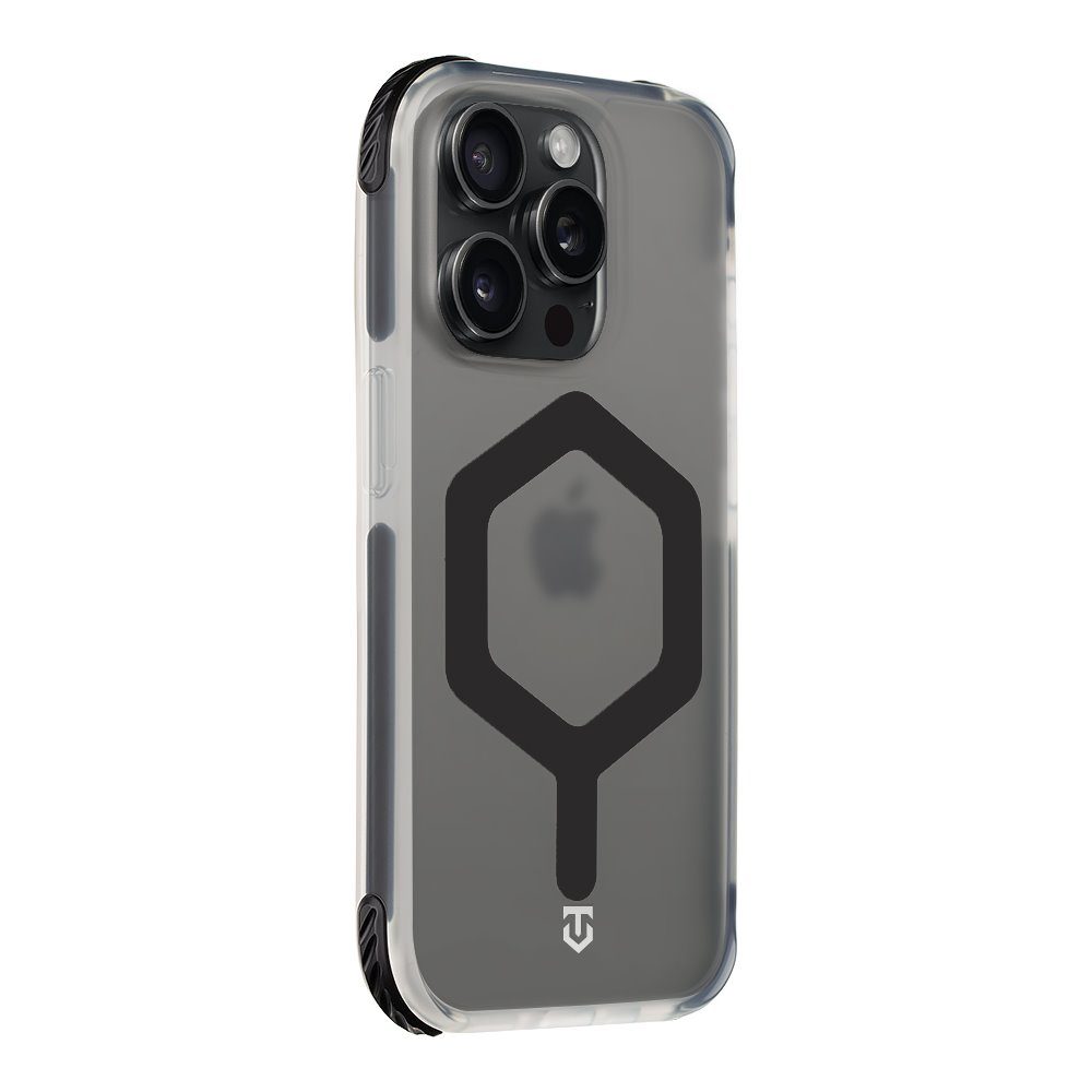 Apple iPhone 15 Pro Tactical MagForce Hexagon tok (Fekete)