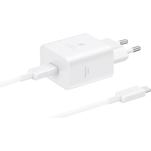 Samsung de rețea încărcător 45W USB-C + cablu (Alb)
