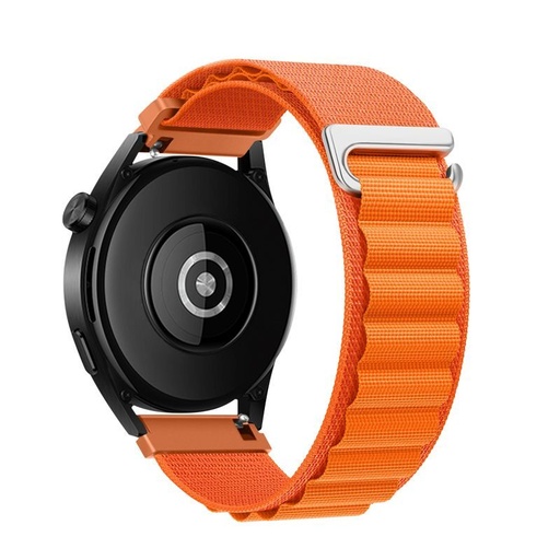 Forcell F-Design FS05 poliester din fibre curea Samsung Galaxy Watch 22 mm (Portocaliu)