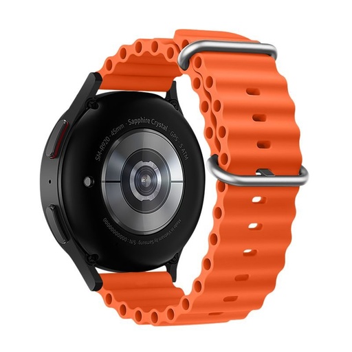 Forcell F-Design FS01 silicon curea Samsung Galaxy Watch 22 mm (Portocaliu)