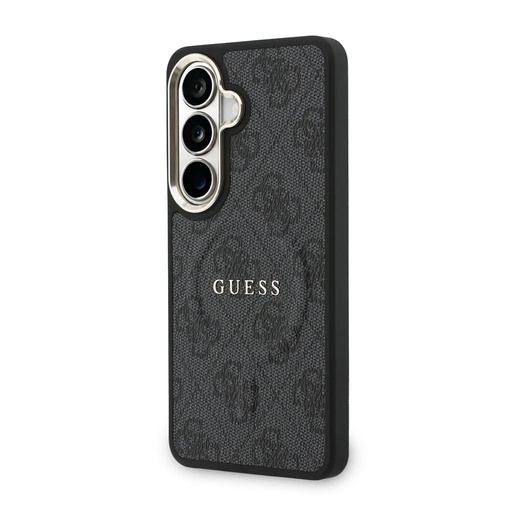 Guess PU Leather 4G Auriu Frame Magnetic Samsung Galaxy S26 (Negru)
