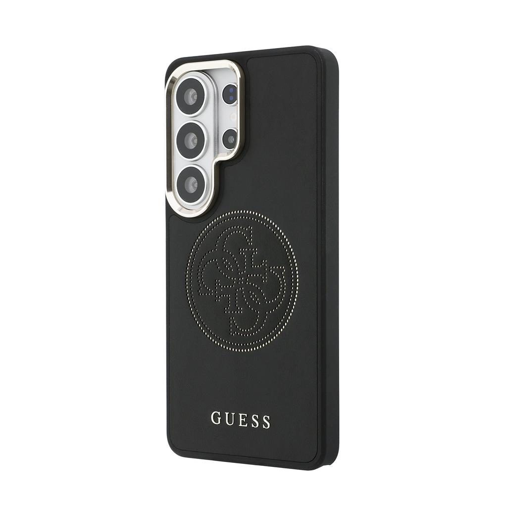Guess PU Perforated 4G Logo Magnetic Samsung Galaxy S26 Ultra (Fekete)