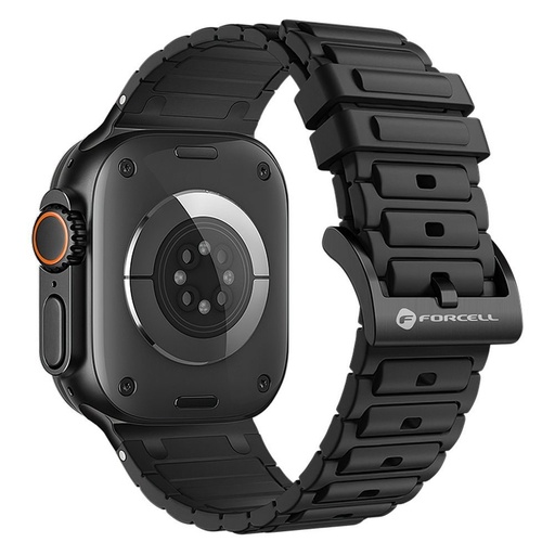 Forcell F-Design FA06 silicon curea Apple Watch 38 / 40 / 41 mm (Negru)