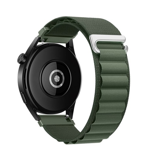 Forcell F-Design FS05 poliester din fibre curea Samsung Galaxy Watch 22 mm (Verde)