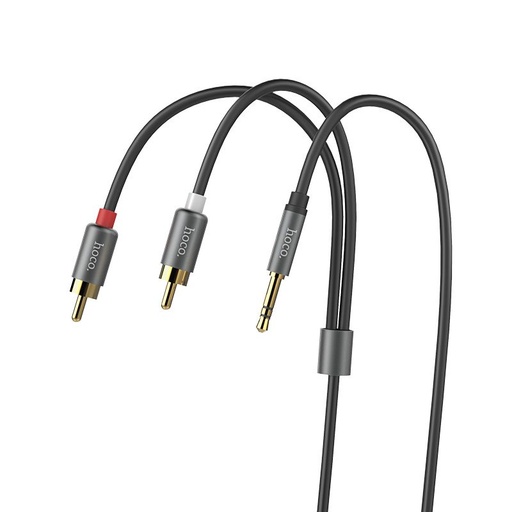 Hoco UPA10 RCA adaptor, gri metalizat