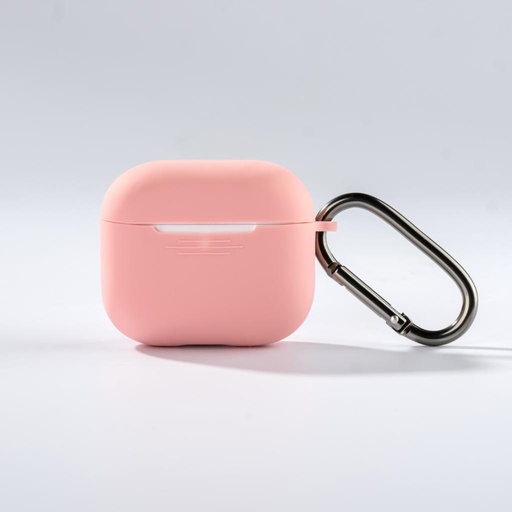 XO K16 silicon husă de protecție cu cârlig AirPods 4-la (Roz)