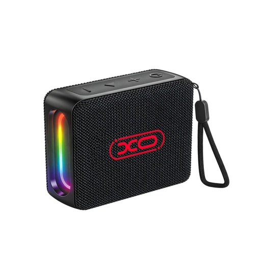 XO F85 Boombox RGB portabil Bluetooth difuzor USB/TF cu cititor de carduri (Negru)