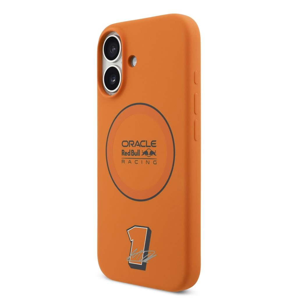 Red Bull Silicone Blue Ring MagSafe tok iPhone 17 (Narancs)