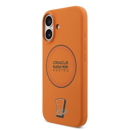 Roșu Bull Silicone Albastru Ring MagSafe husă iPhone 17 (Portocaliu)