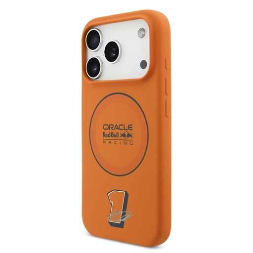 Roșu Bull Silicone Albastru Ring MagSafe husă iPhone 17 Pro (Portocaliu)