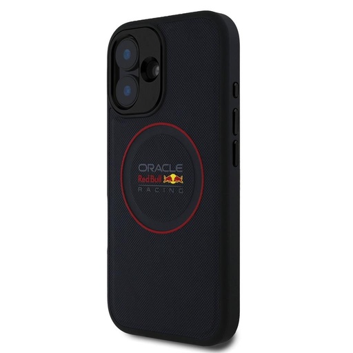 Roșu Bull PC/TPU Roșu Ring MagSafe husă iPhone 16 (Albastru închis)