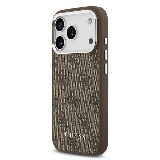 Guess 4G MagSafe husă iPhone 17 Pro (Maro)