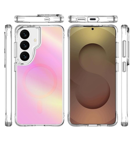 Samsung Galaxy S26 Plus TOKO Pure rainbow MagSafe husă spate (Roz)
