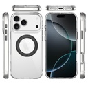 Apple iPhone 17 Pro TOKO Pure MagSafe 360 ring hátlap tok (Fekete)