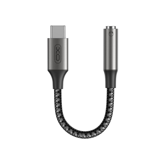 XO NB-R257C Type-C - 3.5mm Jack audio adapter (Gri metalizat)