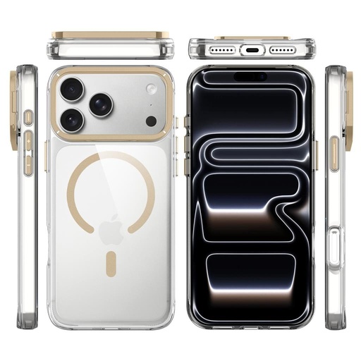 Apple iPhone 17 Pro TOKO Apex capsule magsafe husă spate (Auriu)