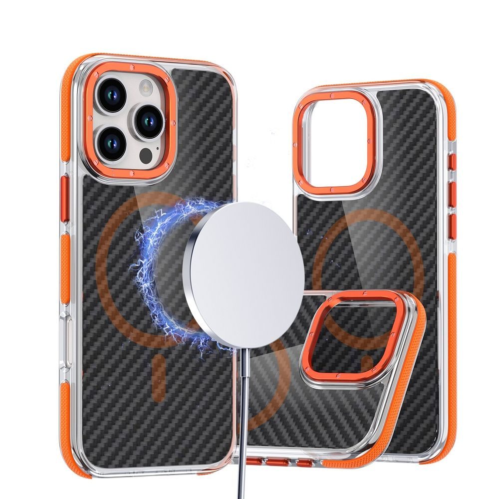 Xiaomi Redmi Note 15 Pro 5G Fiber MagSafe hátlap tok (Narancssárga)