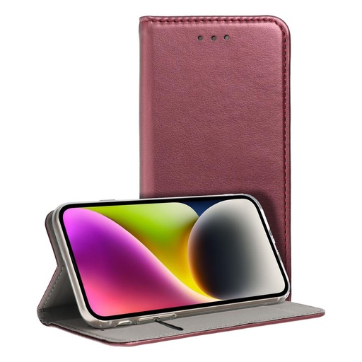 Xiaomi Redmi Note 15 4G Smart book cu clapetă husă (Bordo)