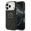 Karl Lagerfeld PU RSG Logo MagSafe tok iPhone 17 Pro (Fekete) - KLHMP17LPSKRSGEK
