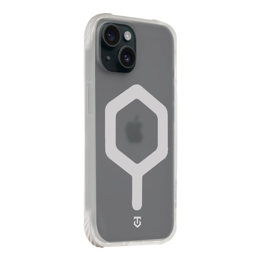Apple iPhone 15 Tactical MagForce Hexagon husă (Alb)