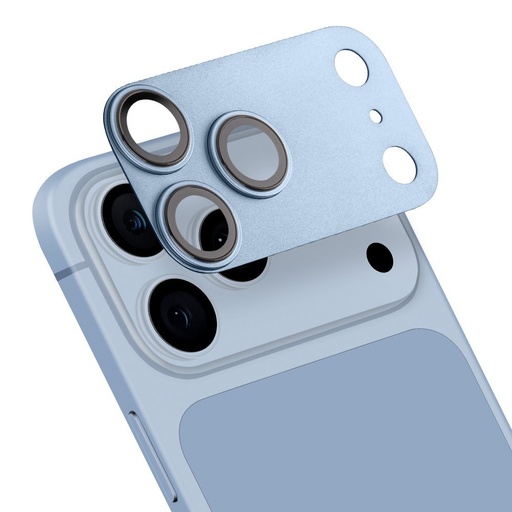 Apple iPhone 18 Pro Max OBAL:ME Camera Lens Glass cameră insulă védőüveg (Albastru deschis)