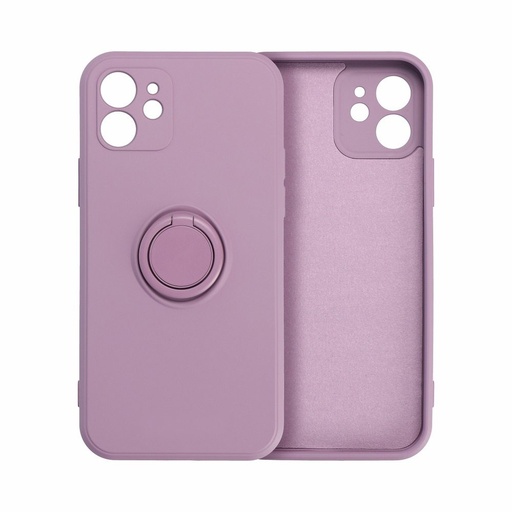 Apple iPhone 12 Pro finger grip magnetic husă spate (Mov)
