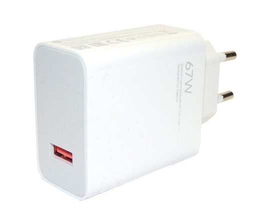 Xiaomi de rețea încărcător (Alb) - 67W - MDY-12-EH ECO ambalaj