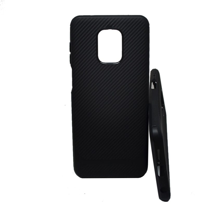 [5900217370352] Xiaomi Redmi Note 9 Pro/Note 9S/Note 9 Pro Max carbon protect back cover case, (Black)