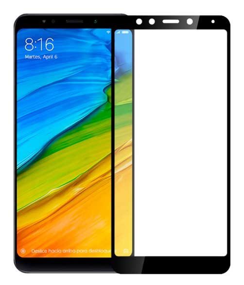 [5999094616073] Xiaomi Redmi Note 6 Pro 5D tempered glass full screen, clear (black frame)