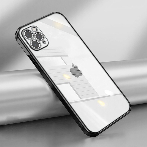 Xiaomi Redmi Note 13 Pro 5G electroplate camera-protecting silicone back cover case (Black)