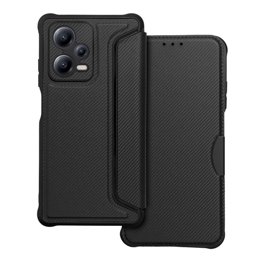 Xiaomi Redmi Note 12 Pro Plus 5G Razor magnetic anti-șoc husă tip carte (Negru)