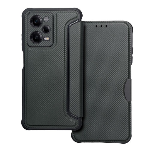Xiaomi Redmi Note 12 Pro 5G Razor magnetic anti-șoc husă tip carte (Verde)