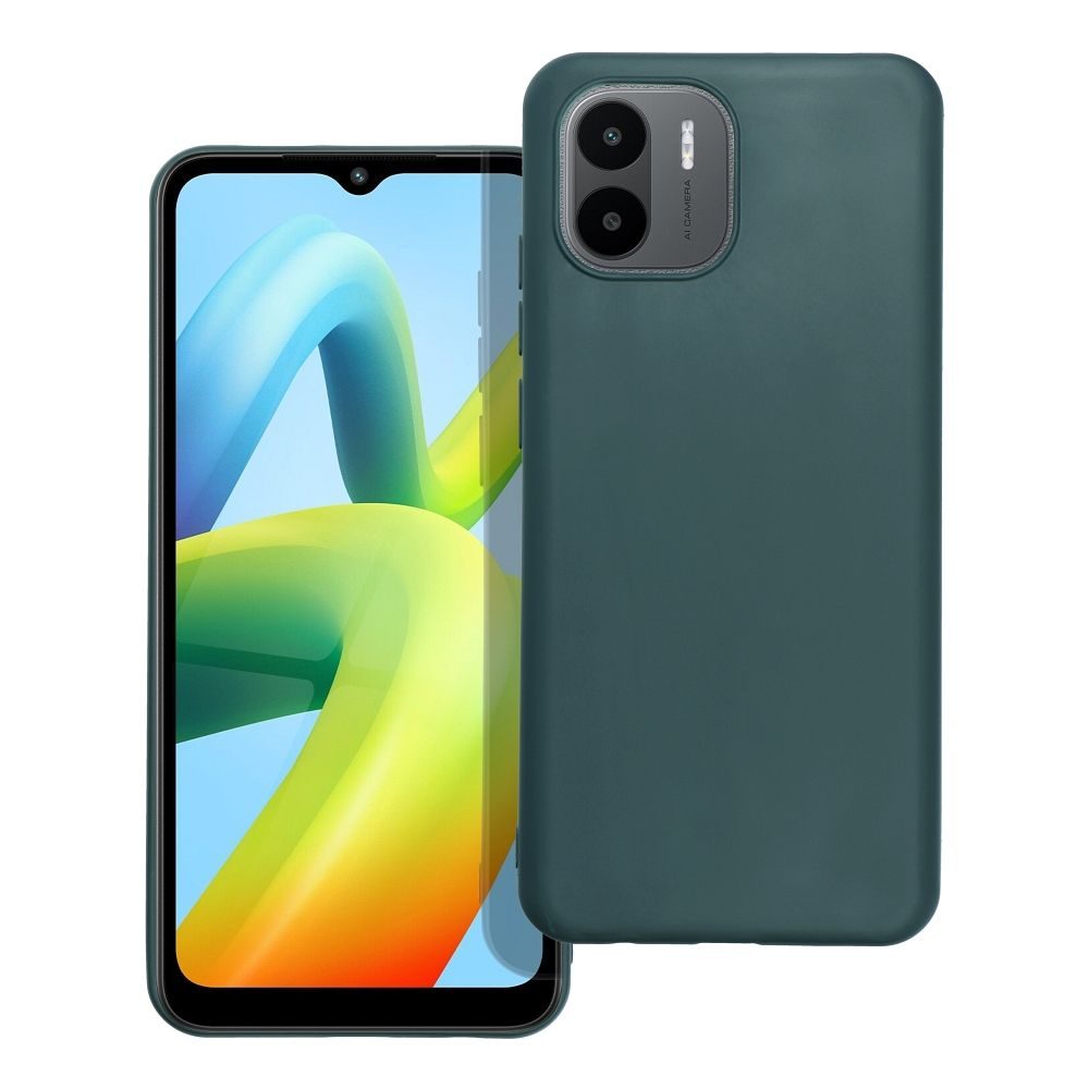 [586358] Xiaomi Redmi A1 / Redmi A2 TPU matte back cover case (Green)