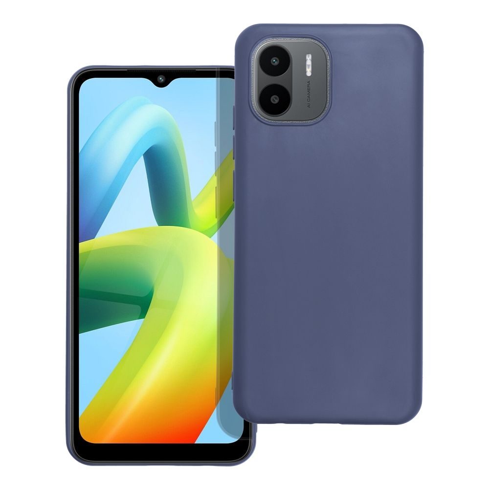 [586359] Xiaomi Redmi A1 / Redmi A2 TPU matte back cover case (Blue)
