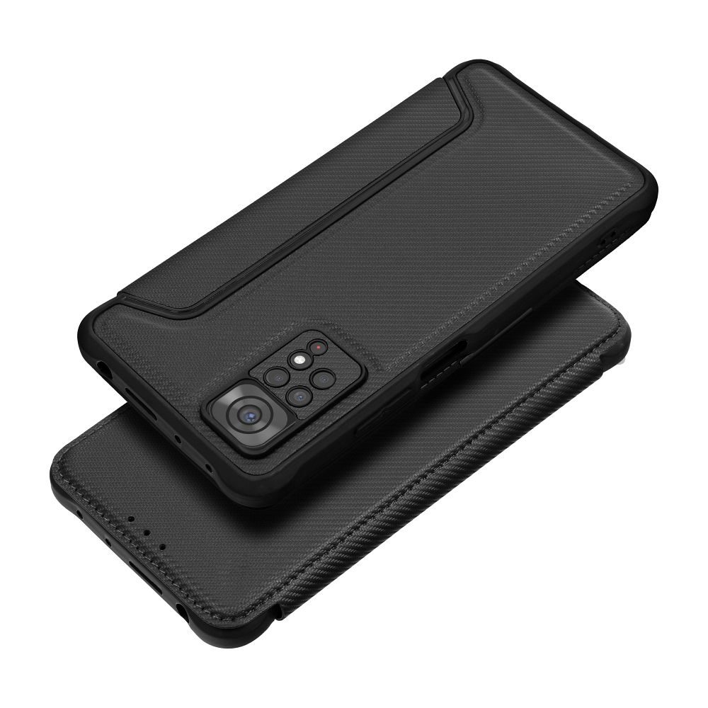 [283829] Xiaomi Redmi 10C Razor magnetic shockproof book case (Black)