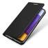 Samsung Galaxy A22 4G DUX DUCIS skin piele husă tip carte, (Negru)