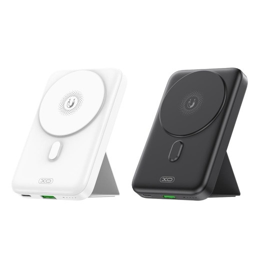 XO PR211 power bank 10000 mAh (Negru) – fără fir încărcare 15W, magnetic, cu suport
