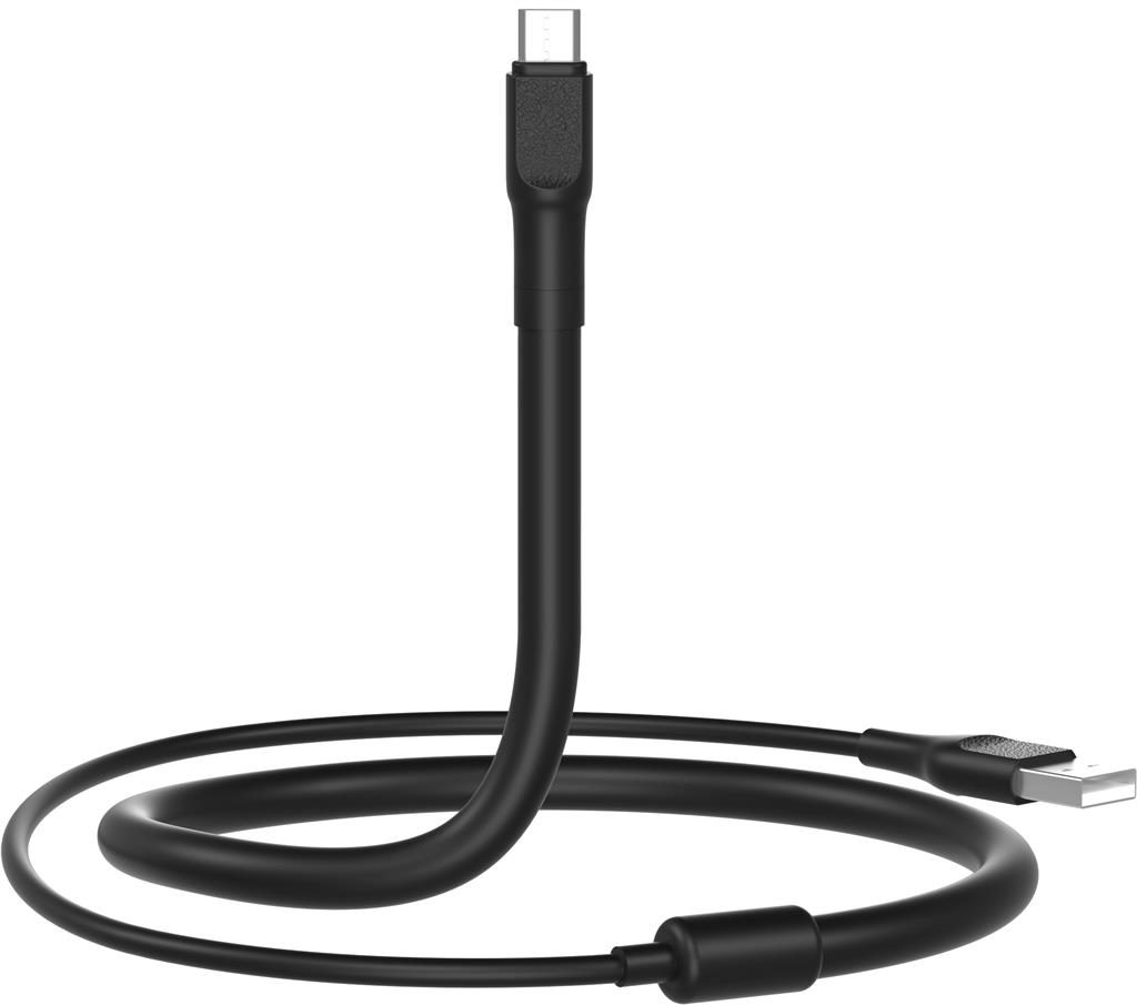 [6920680808434] XO NB195 micro USB data cable (Black) – 1.2 m, 2 the 1-ben, asztali tartóval
