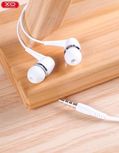 XO EP21 cu fir căști, cu microfon, 3,5mm Jack cu conector, alb