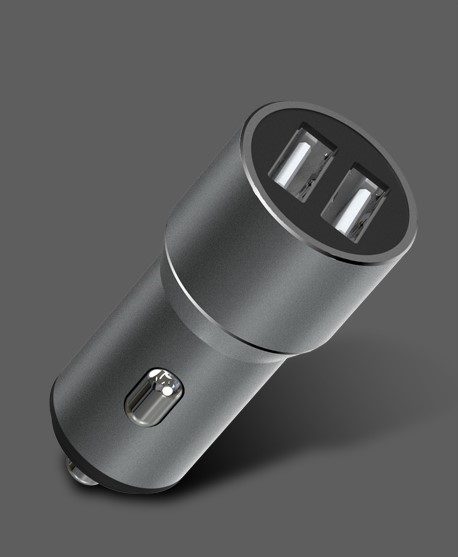 [6920680872763] XO CC30 car charger (2xUSB port), grey