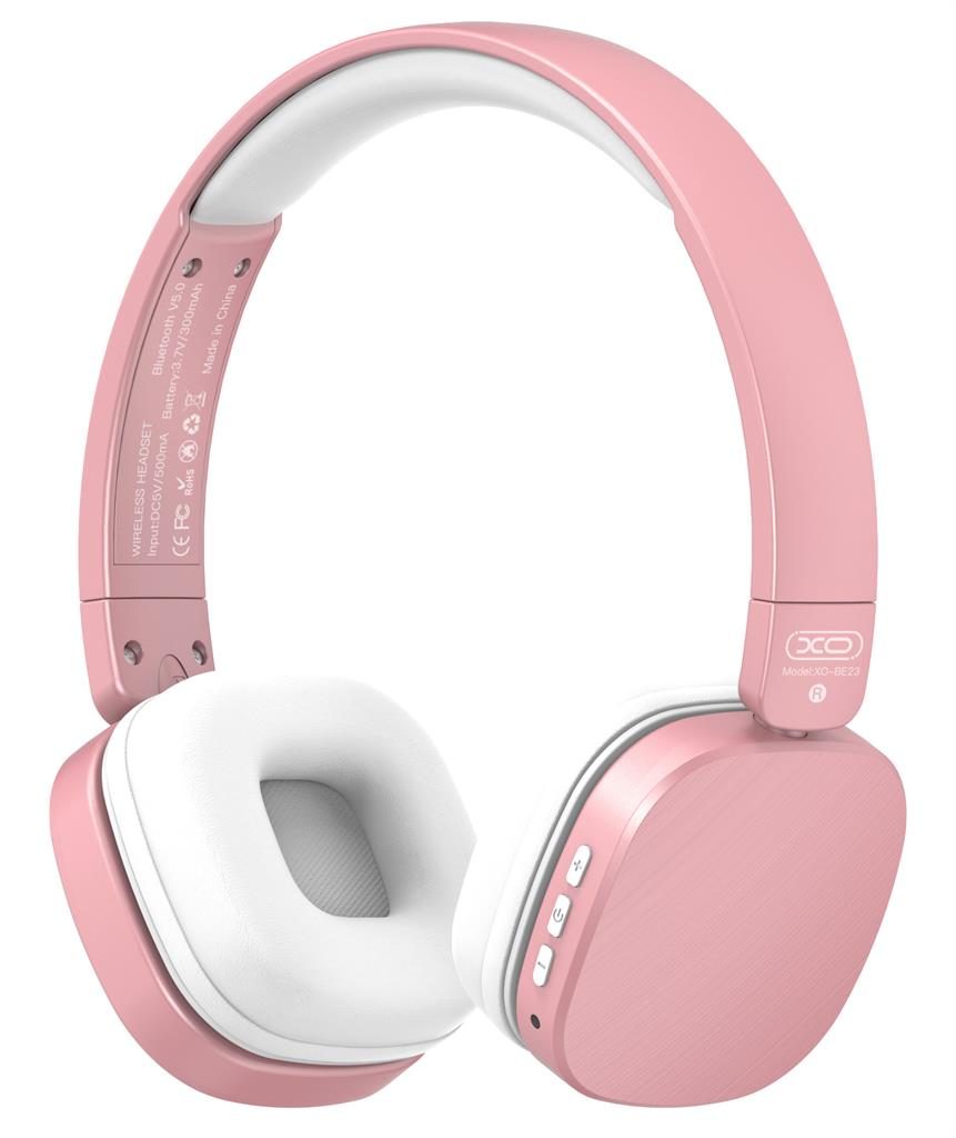 [6920680878437] XO BE23 wireless headphones, rose gold