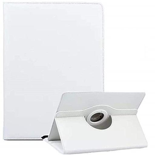 Universal mărime 7"-ig rotativ tablet husă, (Alb)