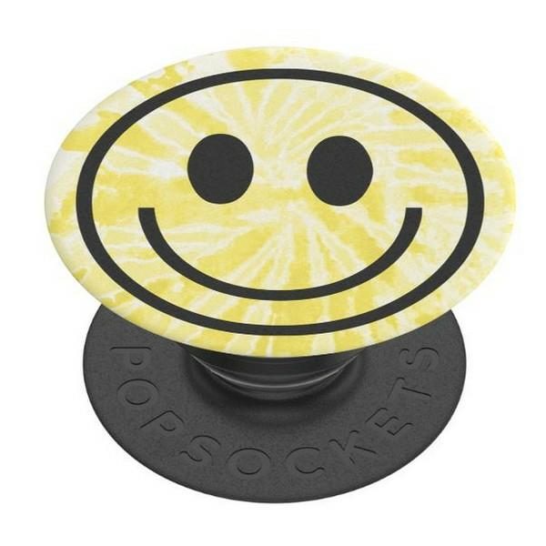 [POP000070] Tie Dye Smiley pop socket