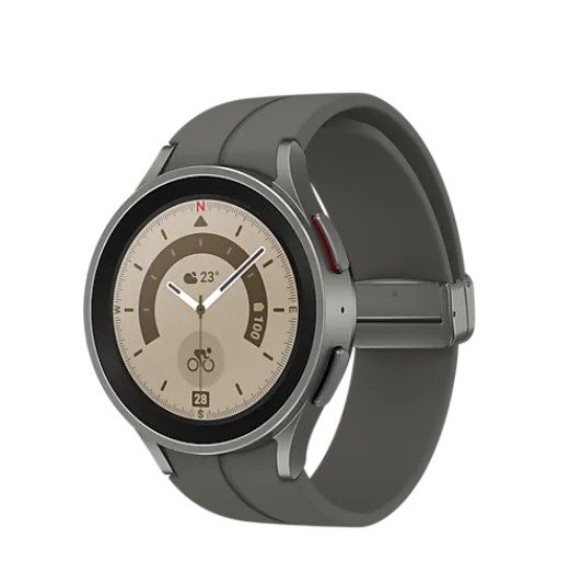[SM-R925FZTAEUE] Samsung R925 Galaxy Galaxy Watch 5 Pro (45mm, LTE), Titanium