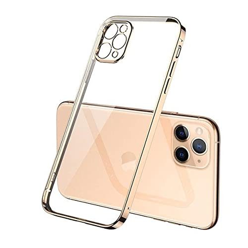 [5990117249743] Samsung Galaxy S24 electroplate camera-protecting silicone back cover case (Gold)