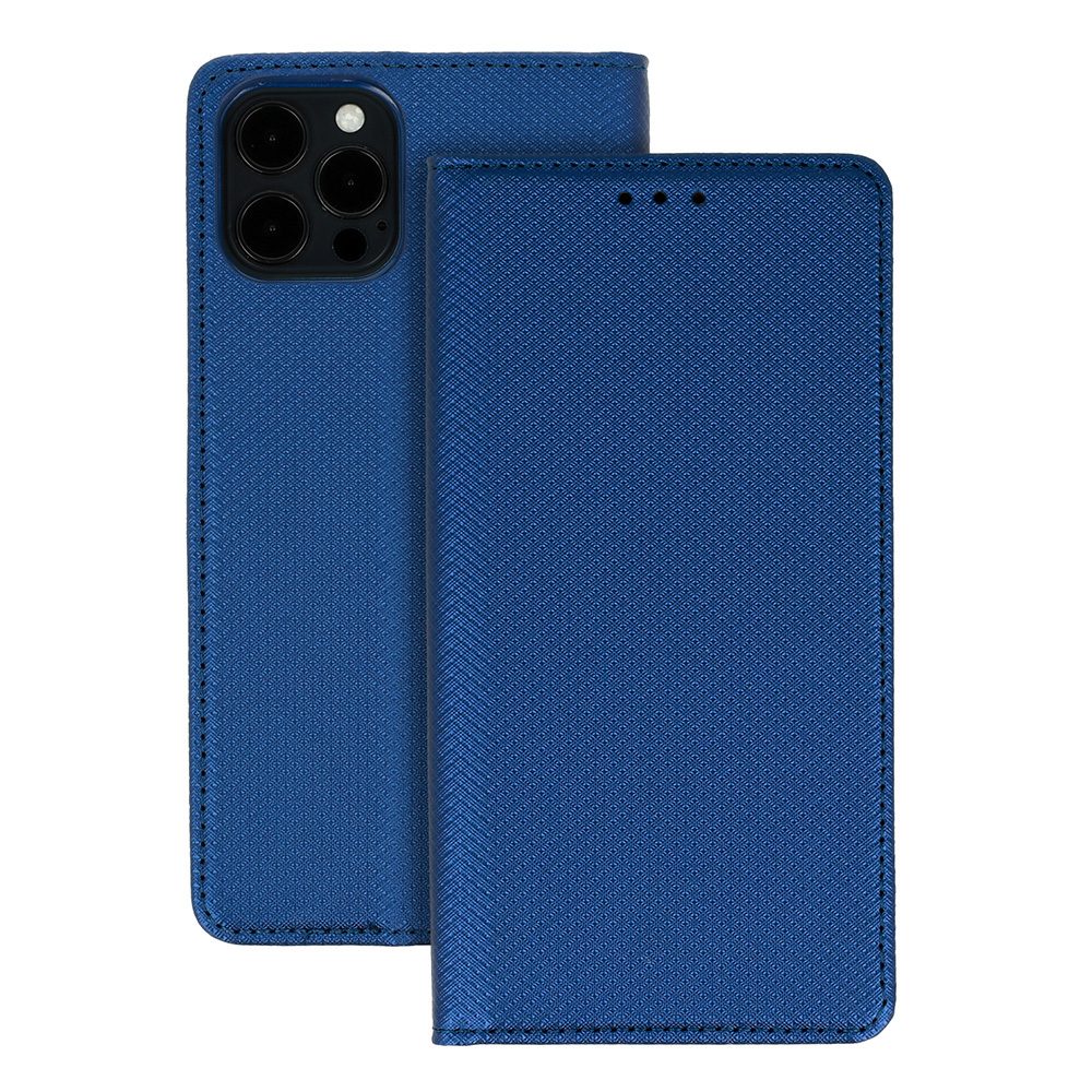 [POK052772] Samsung Galaxy S23 Ultra smart book magnetic book case (Blue)