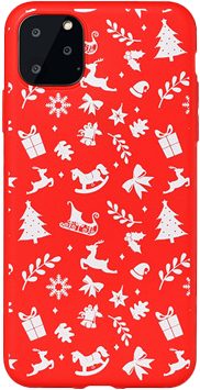 [5999094624399] Samsung Galaxy S20 FE Chirstmas Moose, Santa Claus silicone back cover case (6. Pattern)