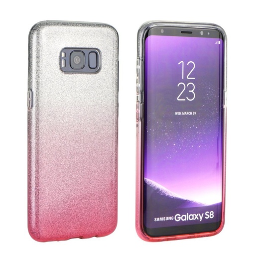 Samsung Galaxy S10e shining husă spate (Transparent-roz)