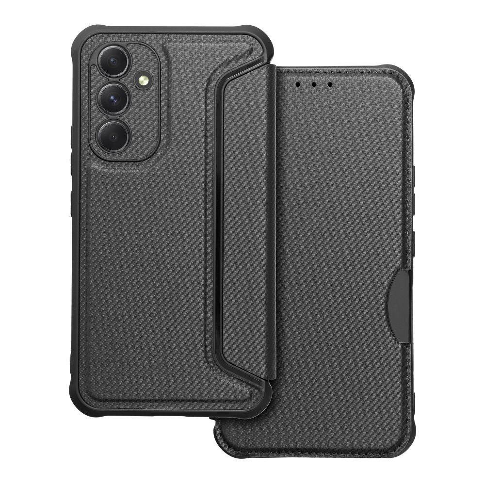 [356988] Samsung Galaxy A54 5G Razor magnetic shockproof book case (Black)
